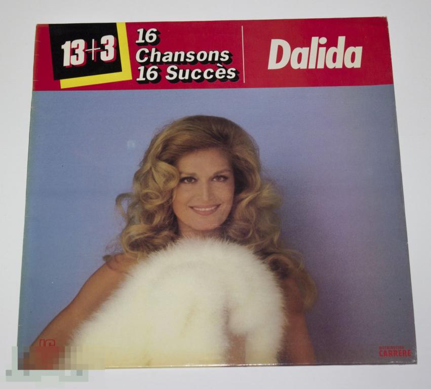 Dalida – 16 Chansons 16 Succès /  1981 France CARRERE / insert  LP EX / EX