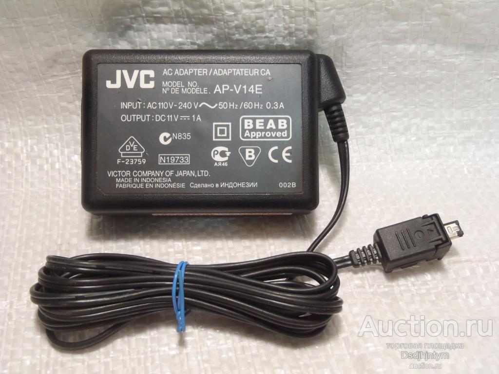 Источник питания, блок, адаптер JVC AP-V14E 11V 1A...