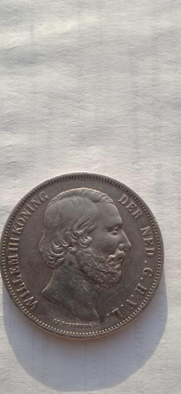 2,5 21/2  гульдена 1850 Нидерланды.