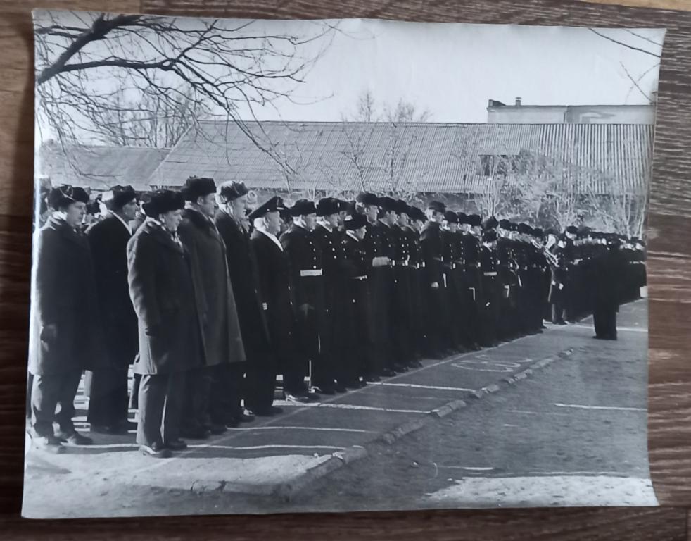 Всеобщее построение Астраханское Мореходное Училище 1978 год Большой фомат 2