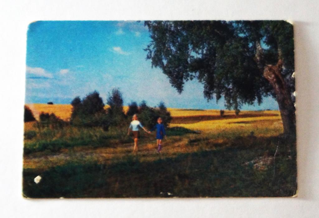 Календарь.   ЛЕТО. Дети.  1975 г.    ( к-14)