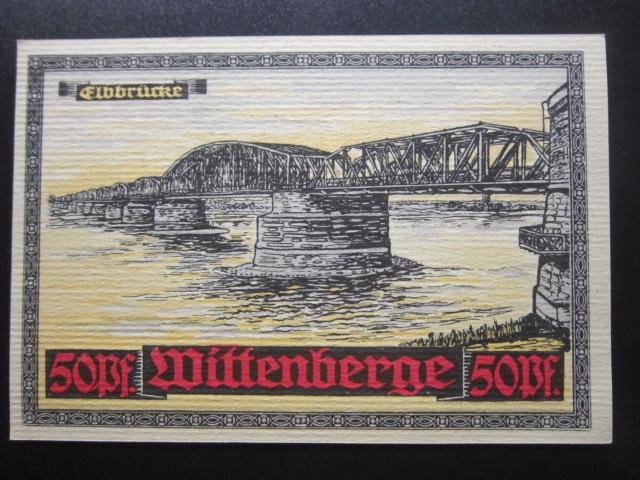 ГЕРМАНИЯ НОТГЕЛЬД    50  ПФЕННИГОВ   WITTENBERGE