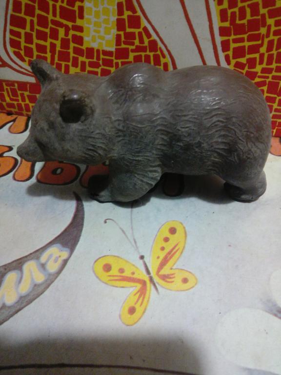 Игрушка Медведь.Целлулоид..ОХК СССР