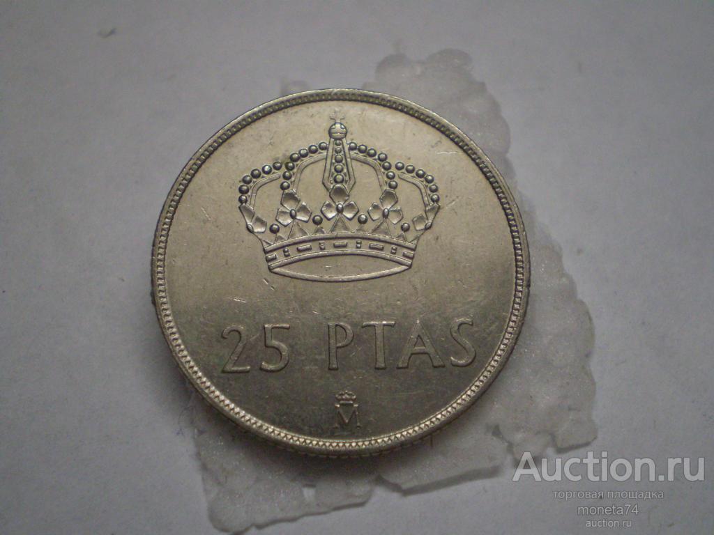 25 песет 1983 год. Испания.