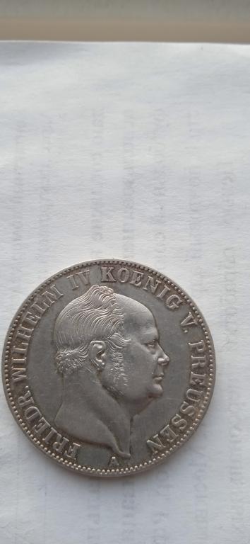 Германия 1 талер 1853 Пруссия.