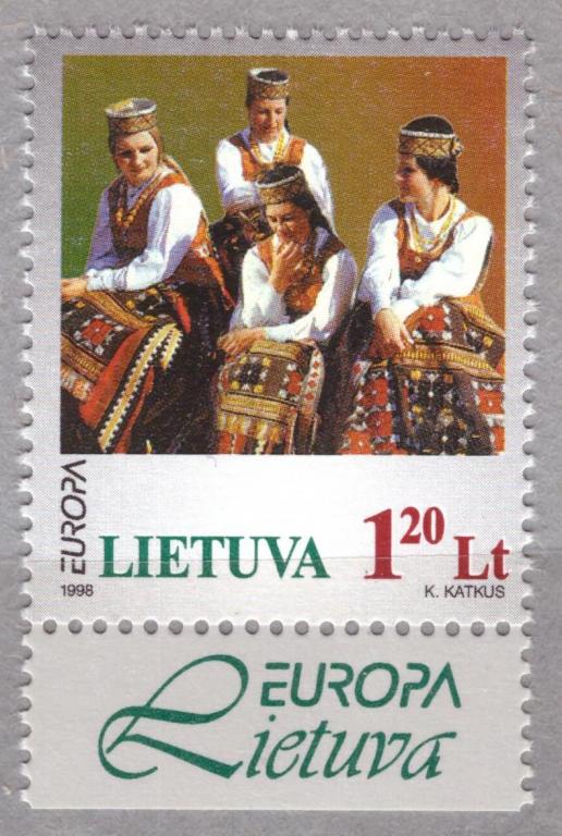 Литва - 1998. Европа СЕПТ - Праздники и фестивали.**