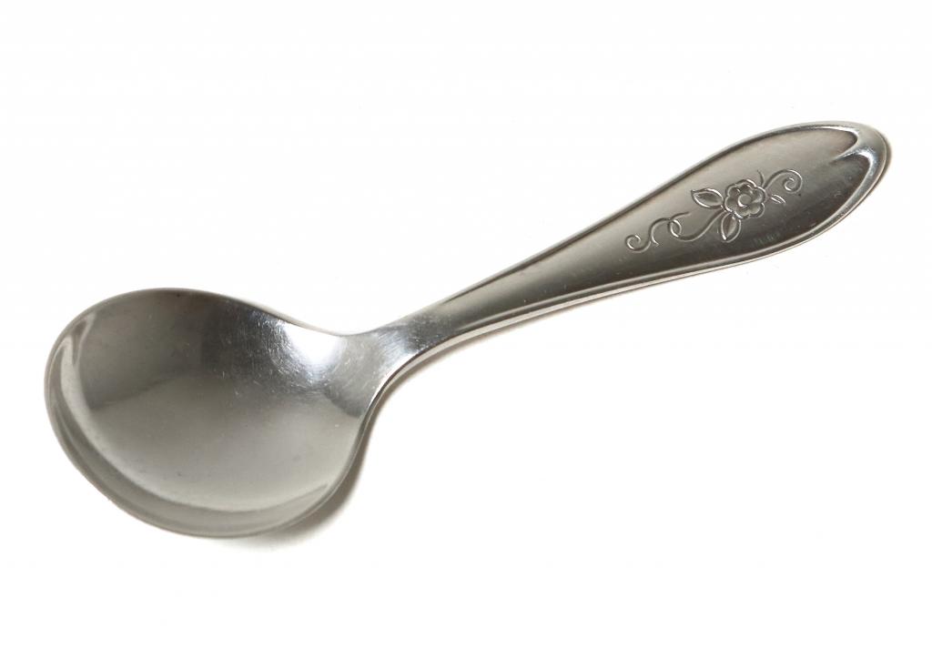 Серебряная сервировочная ложка. Дания, 1935 год.