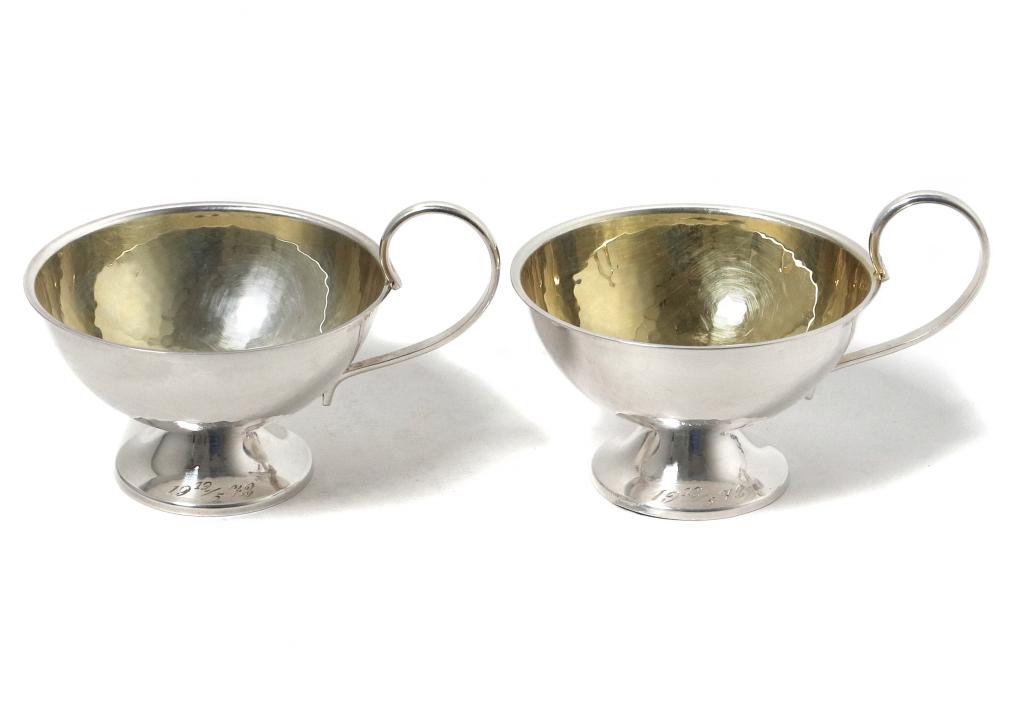Серебряные чарки, 2 шт. Швеция, 1972 год.