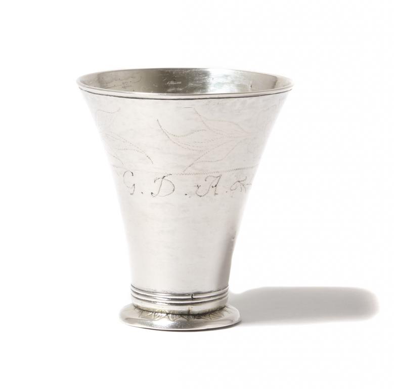 Серебряная стопка. Швеция, 1818 год.