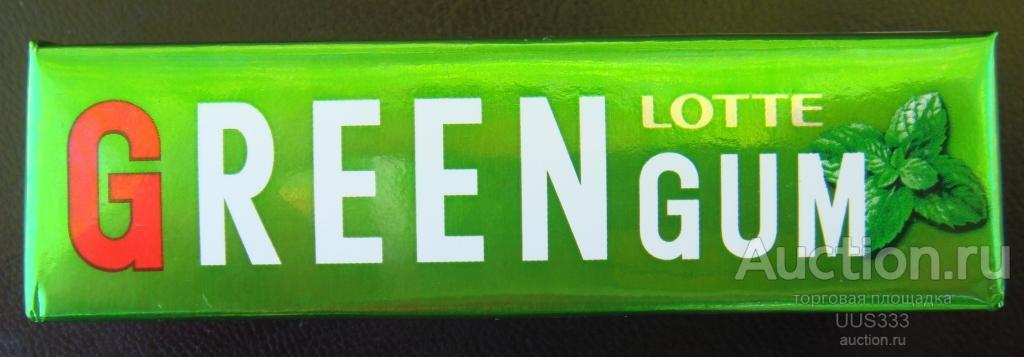 Жевательная резинка GREEN GUM. Япония