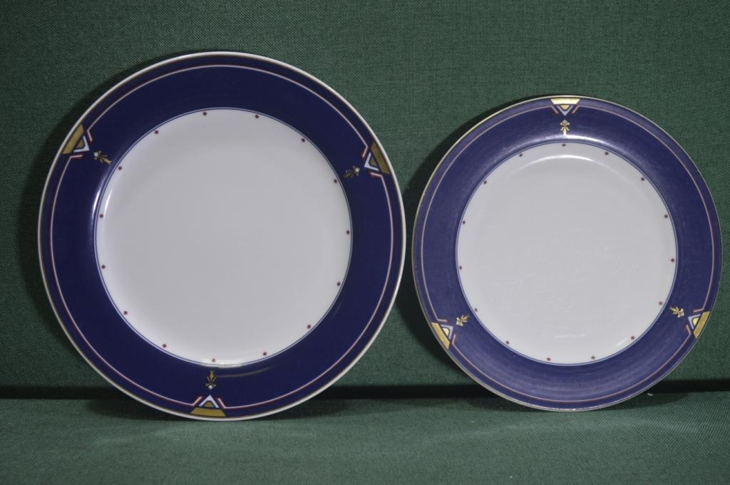 Тарелка большая и малая, Виллерой и Бош. Villeroy Boch Luxembourg Adriana. Фарфор.