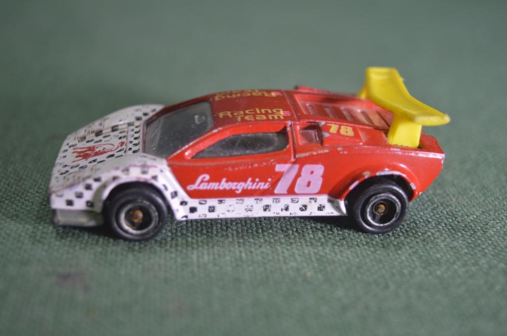 Игрушка машинка модель "Majorette Lamborghini TM №237". Япония. 1980е.