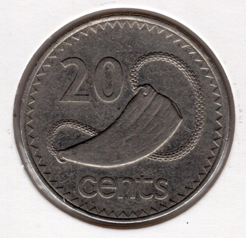 20 центов - Фиджи - 1990 - KM#53a