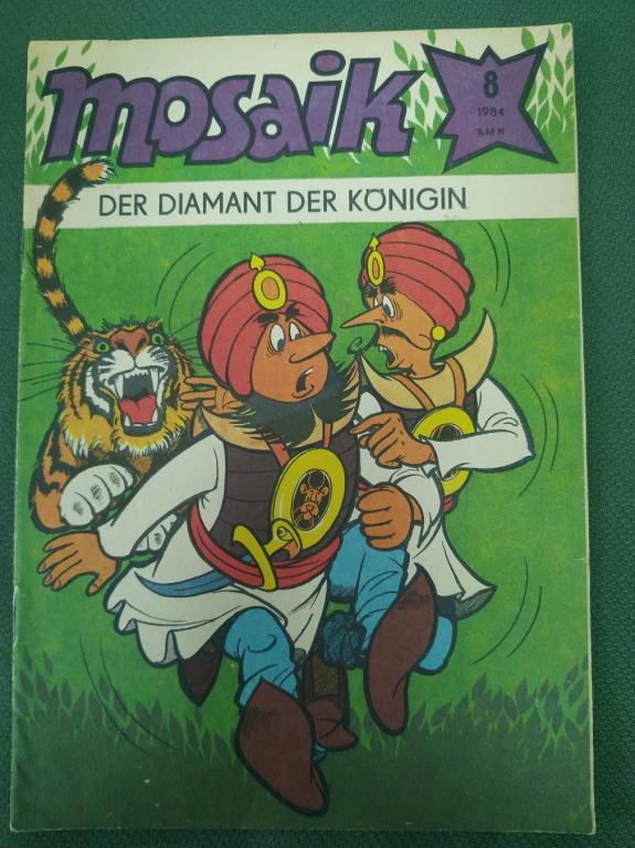 Комикс, серия комиксов "Mosaik". Выпуск № 8. 1984 год. ГДР. Германия.