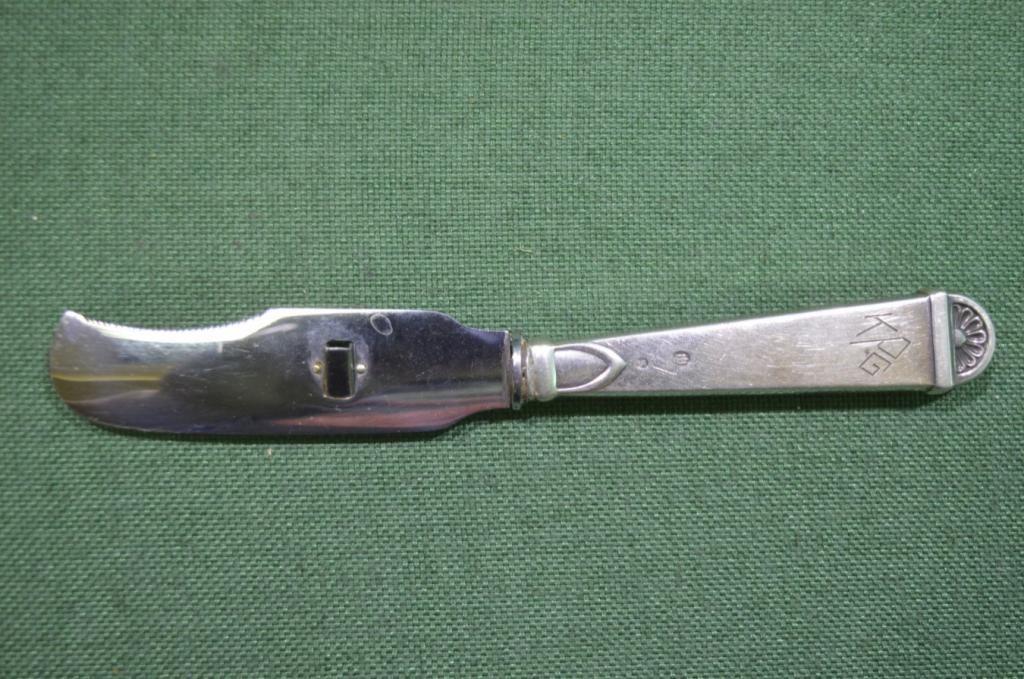 Нож бармена - миксолога "DRGM". Серебро. Германия. 1935 год.
