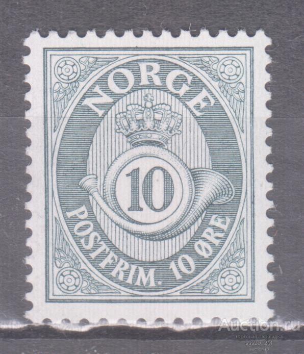 Норвегия 1962 почтовый рожок Mi479 MNH