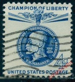 Y85 США 1960 774 Томаш Г. Масарик (1850-1937), президент Чехословакии