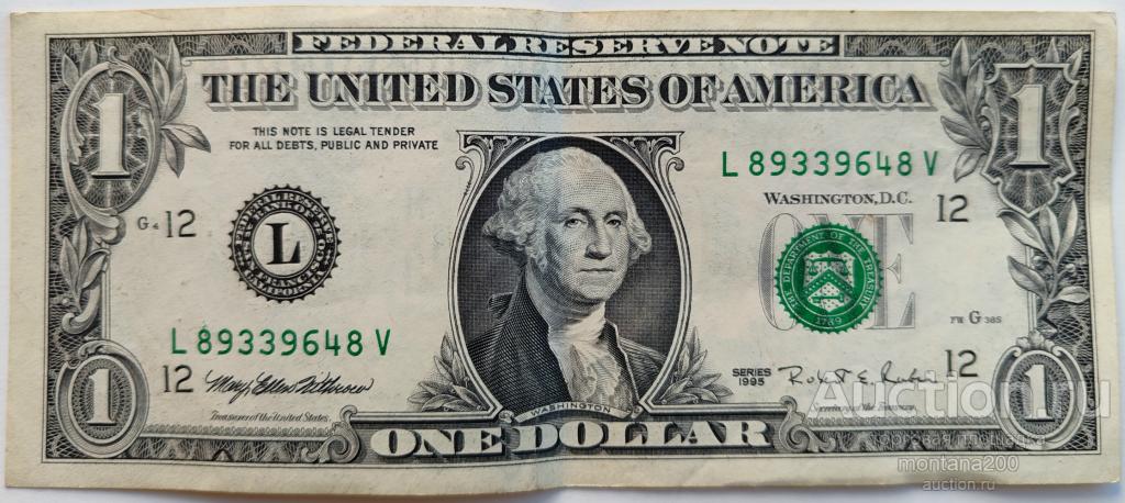 сша 1 доллар 1995 L
