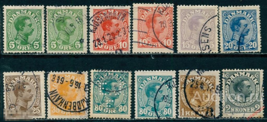 Y85 ДАНИЯ 1913 67+ Король Кристиан X
