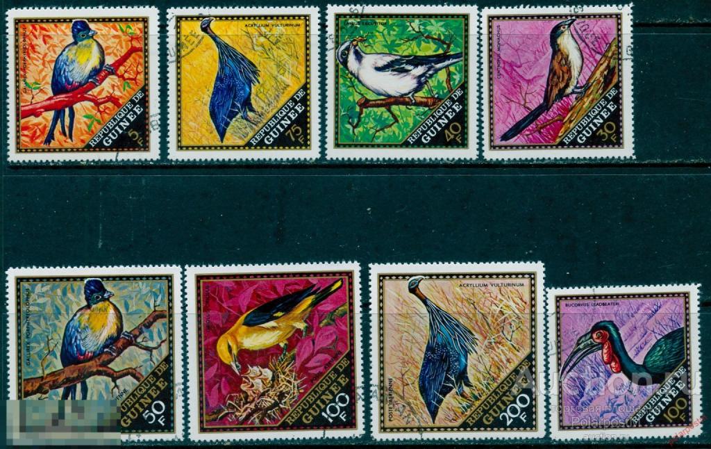 L55 ГВИНЕЯ 1971 583+ Дикие птицы. Фауна