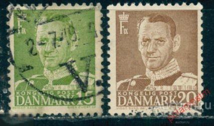 Y85 ДАНИЯ 1948 303II-304II Король Фредерик IX