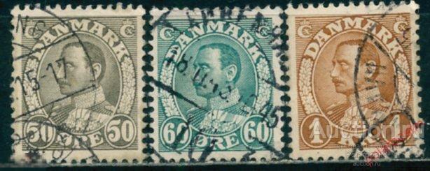 Y85 ДАНИЯ 1934 210-212 Король Кристиан X.
