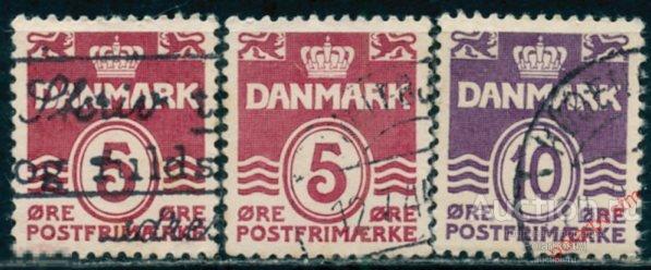 Y85 ДАНИЯ 1938 244+246 Волнистые линии