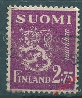 Y85 Финляндия 1940 232 Стандартный выпуск Лев Герб Финляндии. 