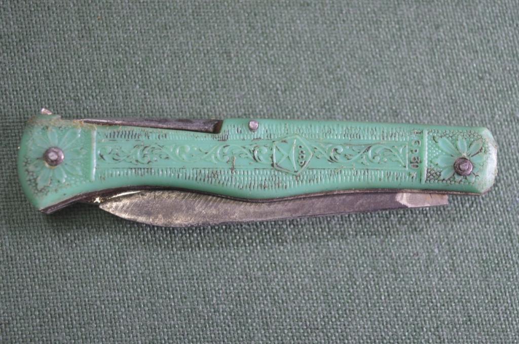 Нож перочинный раскладной "Ворсма". Цена. Знак качества. СССР.