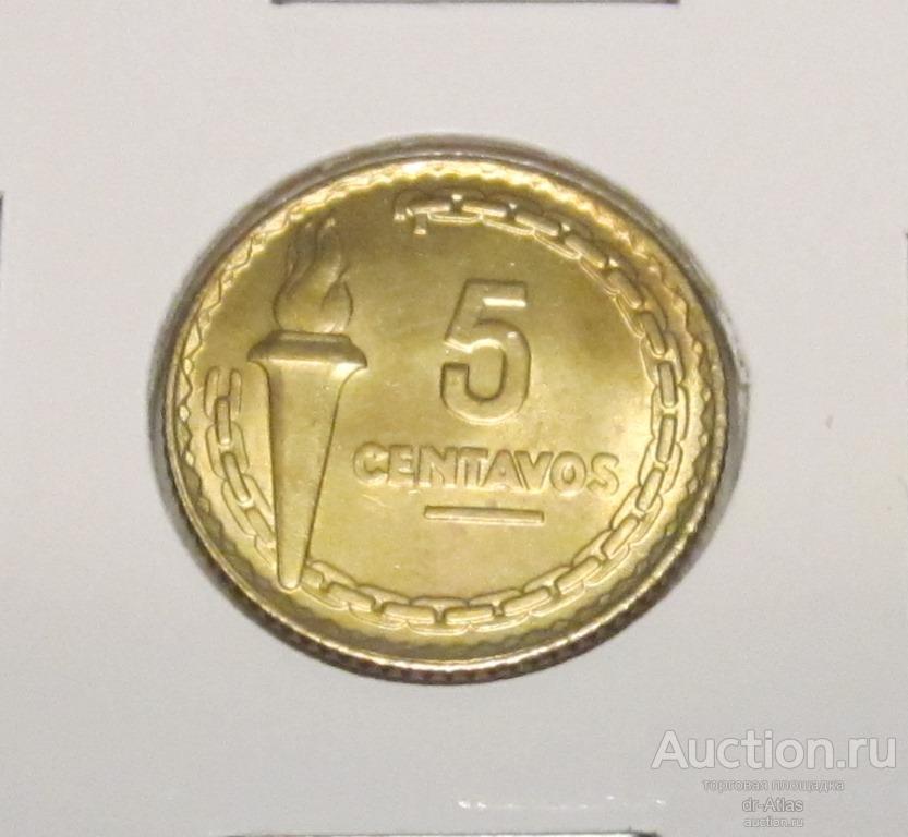 Перу 5 сентаво 1954 UNC 8239