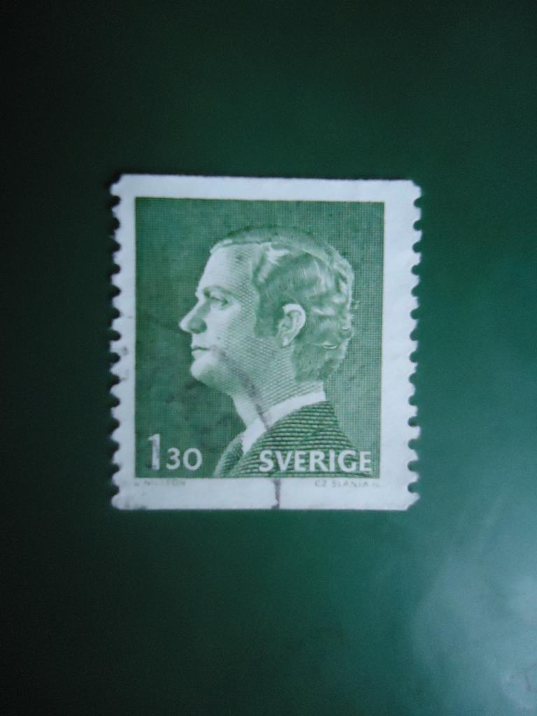 1976 г.  Швеция  гаш. без клея.