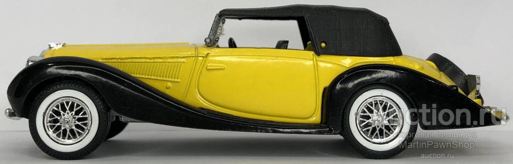 Solido - DELAHAYE 135 M, желтый с черным