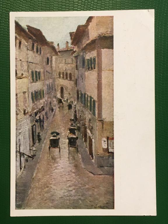 К.А. Коровин. Улица Флоренции в дождь. 1967