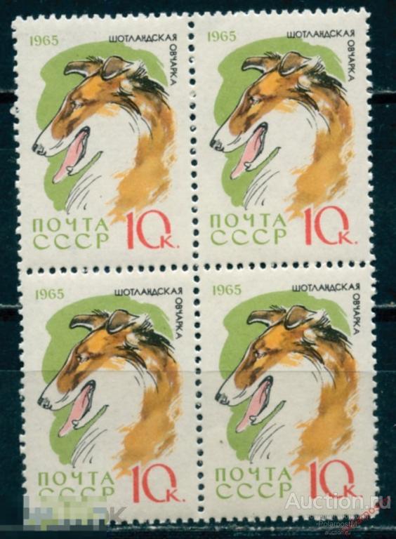H15 СССР 1965 3080 (3170) Служебные и охотничьи собаки