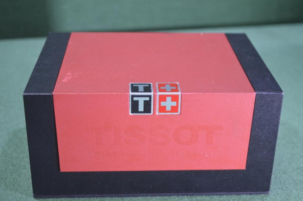 Коробка оригинальная для наручных часов "Tissot". Швейцария.