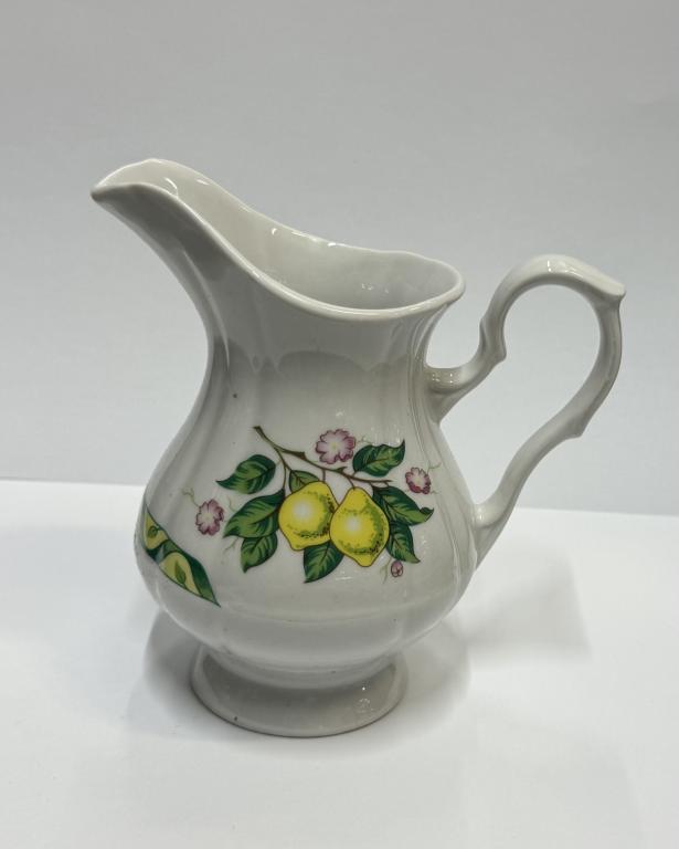 Сливочник молочник Лимон Коростень фарфор 12 см