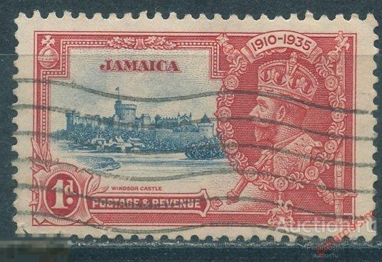 MG10 Ямайка 1935 111 Местные мотивы. король Георг V. Архитектура