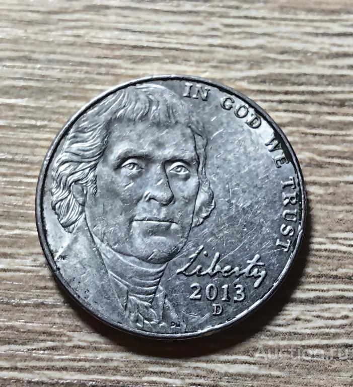5 центов 2013 год США P