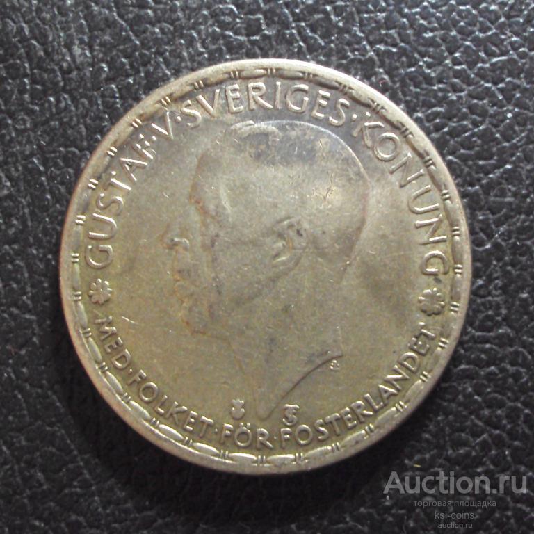 Швеция 1 крона 1948 год.