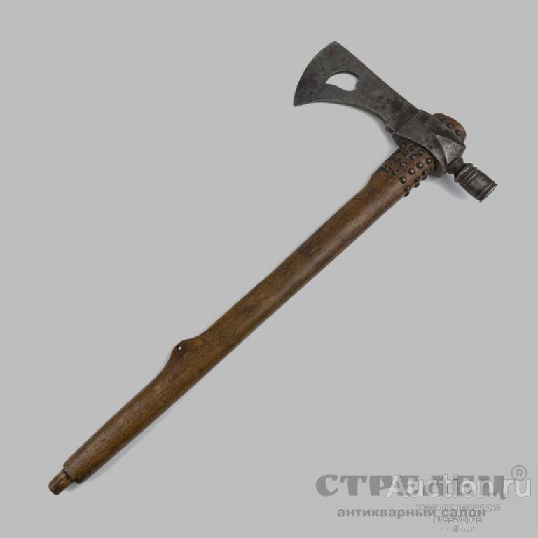Топор боевой с курительной трубкой «Томагавк». Европа, 19 век