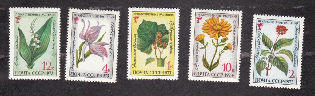СССР 1973 Флора Лекарственные растения (1825)
