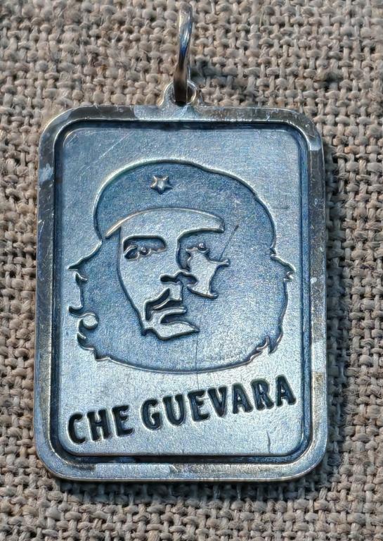 Редкий кулон "Че Гевара - Che Guevara", серебро  11 гр., клеймо 925, РФ.