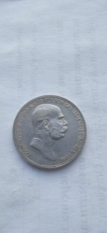 1 корона крона 1908  Австрия Венгрия 60 лет правления.