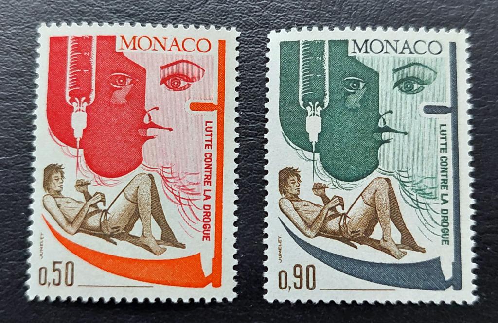 Монако. Медицина. Борьба с наркотиками. Серия. 1972.**