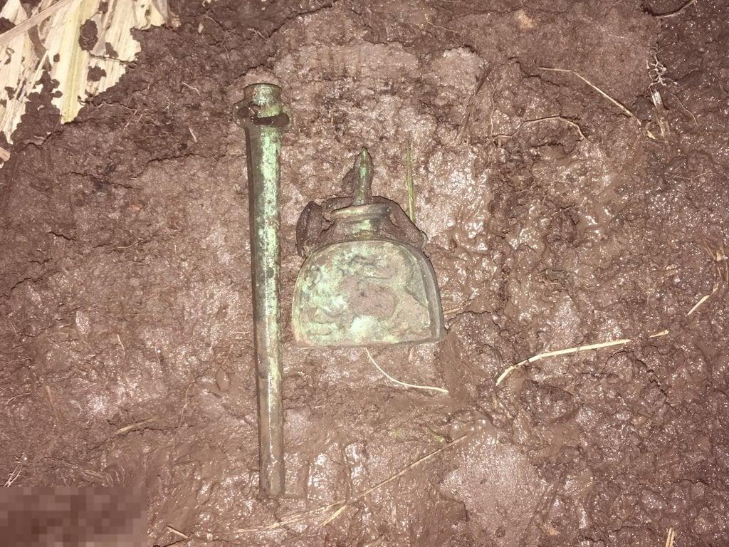 Чернильница Пенал Перо бронза 17в