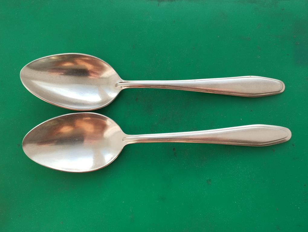 Ложка столовая. СССР. Нержавейка. Клеймо С.