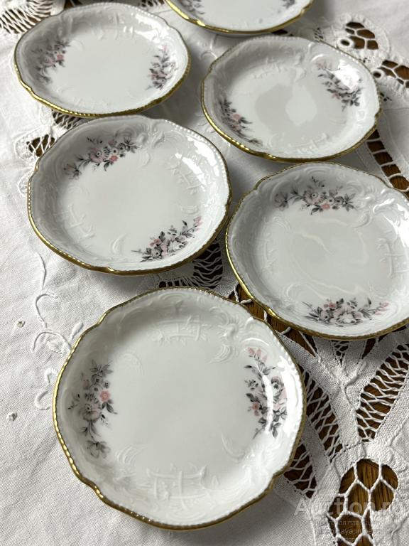 Розетки фарфоровые для варенья Rosenthal Sanssouci Германия Винтаж