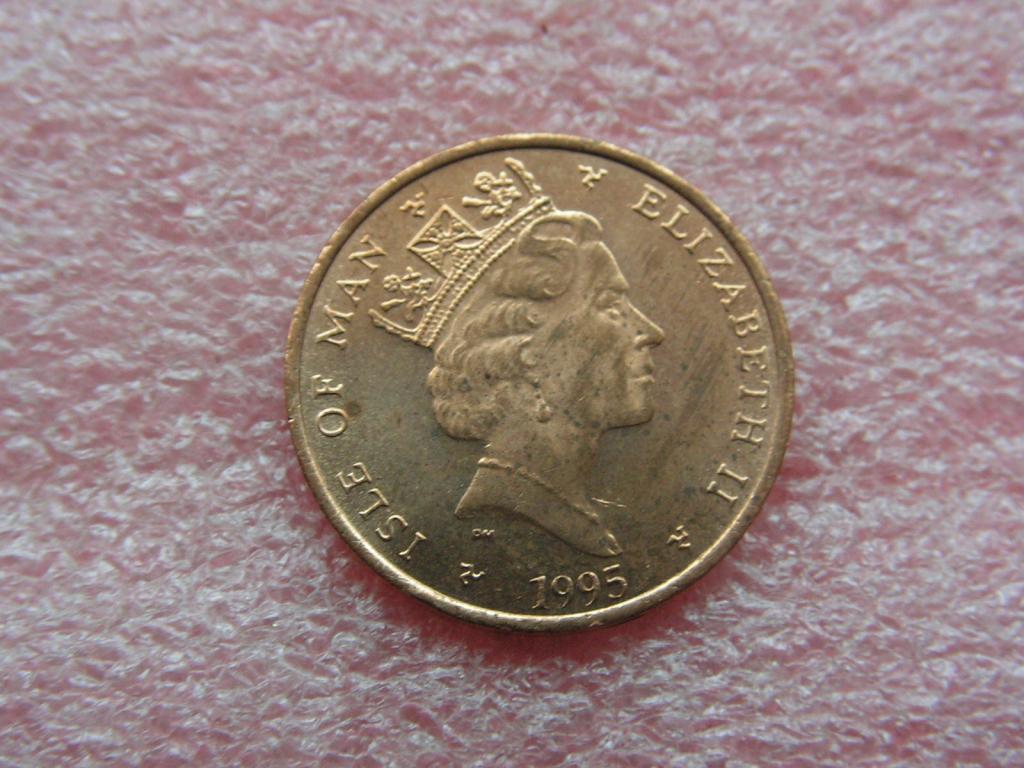 Мэн 1 пенни 1995 AA бронза a-unc 2-14-5ма