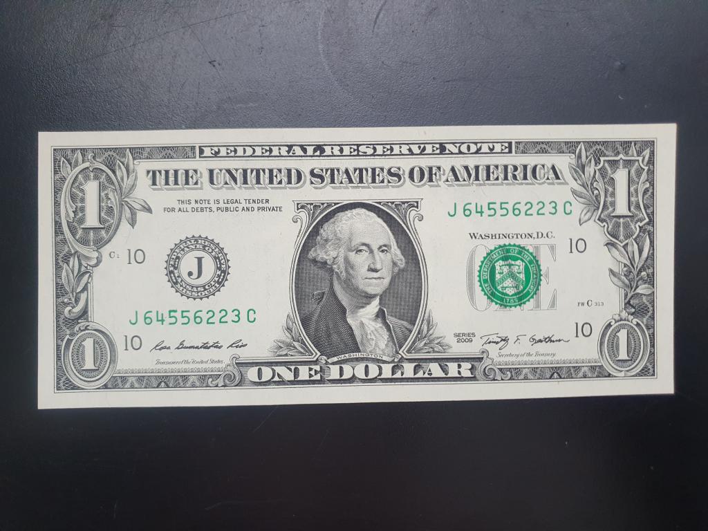 США 1 доллар 2009 год J(10)
