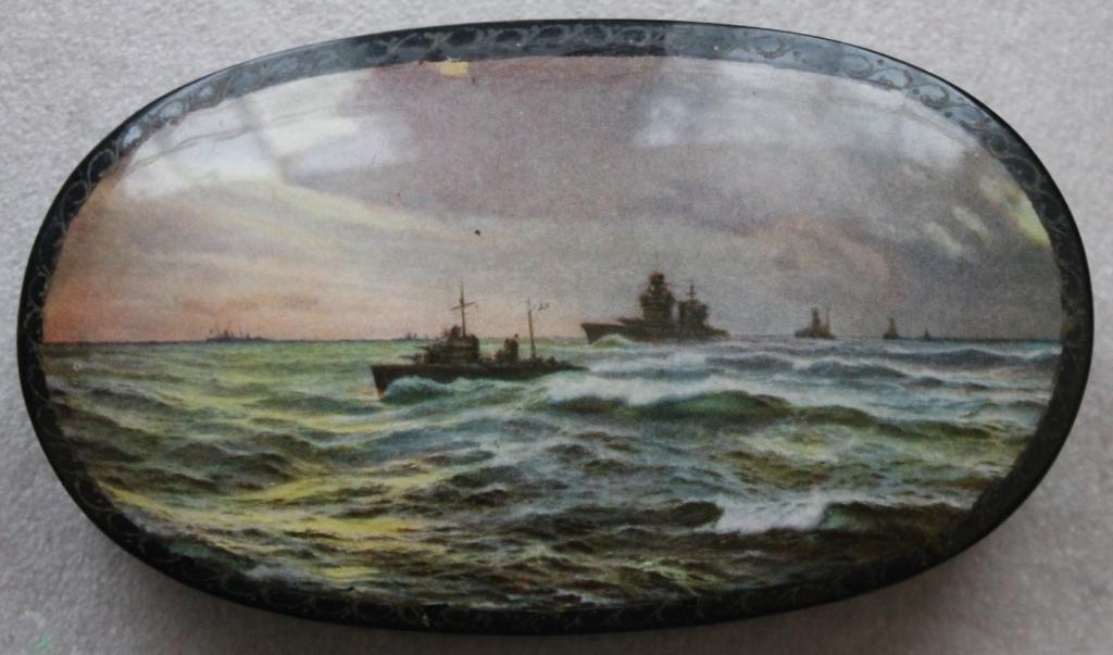 Шкатулка СССР Море Военные корабли Флот ВМФ СССР